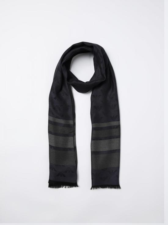 24FW 엠포리오 아르마니 머플러/스카프 6252564F383 00035 Blue - EMPORIO ARMANI