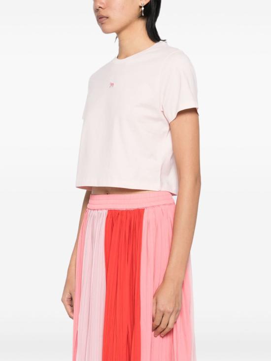 25SS 메종키츠네 베이비 폭스 패치 베이비 티셔츠 MW00105KJ00080140 ROSEWATER DOM - MAISON KITSUNE