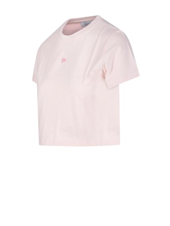  메종키츠네 베이비 폭스 패치 베이비 티셔츠 MW00105KJ0008 0140 ROSEWATER DOM - MAISON KITSUNE