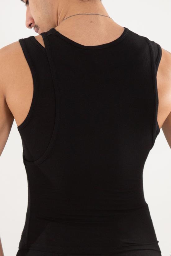 25SS 엘리엇에밀 민소매 티셔츠 M 09 130 BLK01 Black - HELIOT EMIL