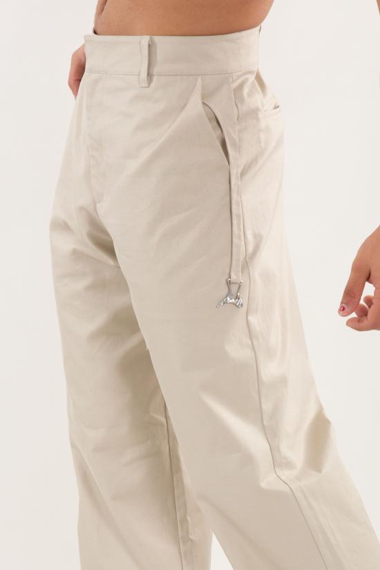 25SS 엘리엇에밀 스트레이트 팬츠 M 10 185 ST18 Beige - HELIOT EMIL
