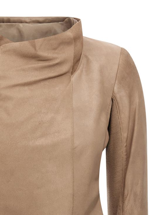 25SS 릭 오웬스 가죽 자켓 RP01E7702LBA64 Pink - RICK OWENS