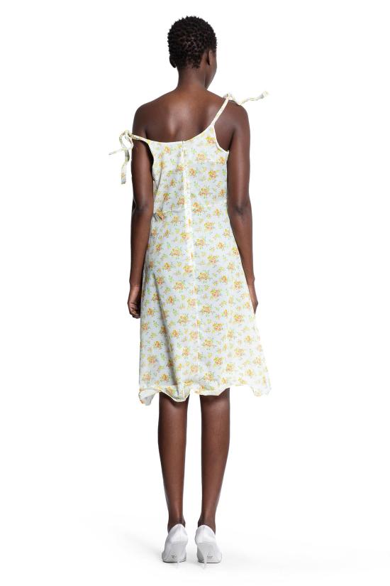  프라다 미디 원피스 P3P4815X6F0010 White - PRADA