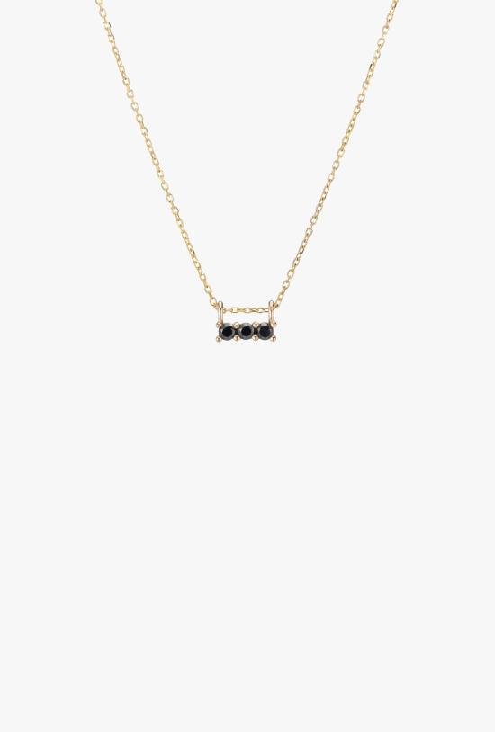  제니 권 디자인스 목걸이/팬던트 제니 권 디자인 3 S 블랙 다이아몬드 목걸이 14K 옐로우/로즈/화이트 골드