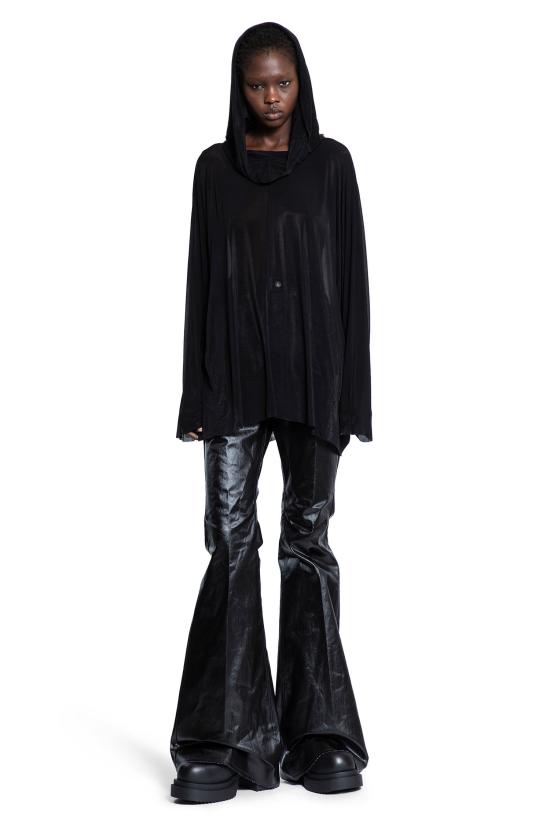  릭 오웬스 긴팔 티셔츠 RO01E7285BZ09 Black - RICK OWENS