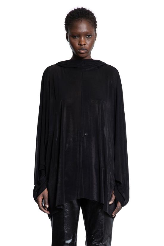  릭 오웬스 긴팔 티셔츠 RO01E7285BZ09 Black - RICK OWENS