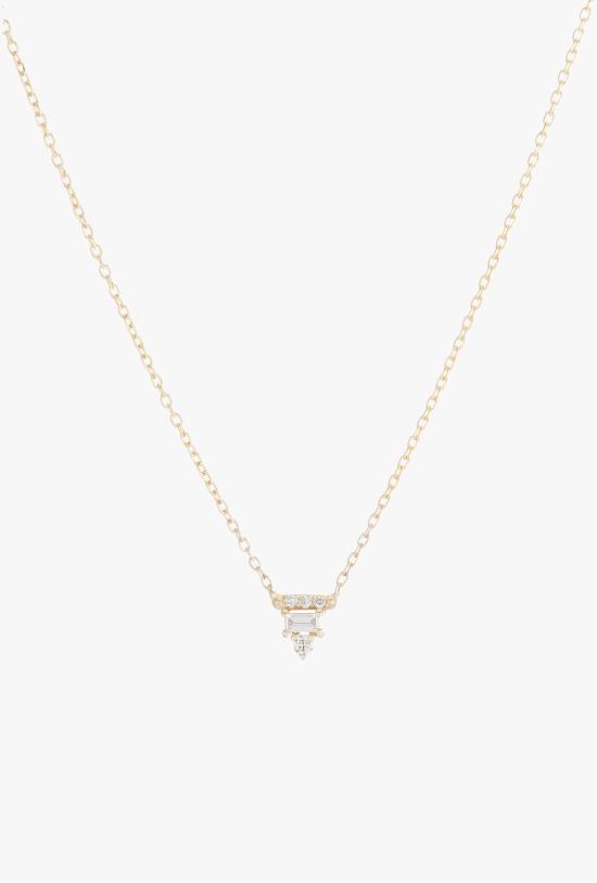  제니 권 디자인스 목걸이/팬던트 제니 권, 다이아몬드 바게트 바 네크리스 디자인 - JENNIE KWON DESIGNS