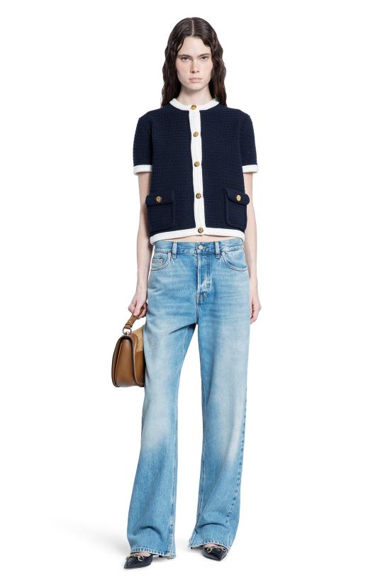  구찌 반팔 티셔츠 819373XKEOT4144 Blue - GUCCI