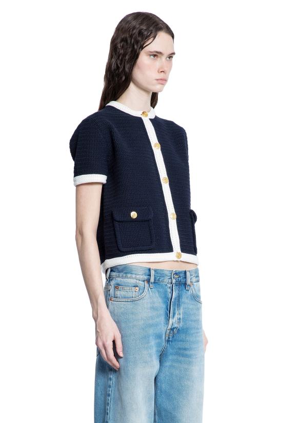  구찌 반팔 티셔츠 819373XKEOT4144 Blue - GUCCI