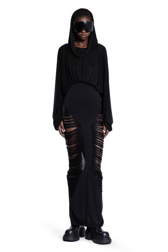  릭 오웬스 긴팔 티셔츠 RO01E7278BZ09 Black - RICK OWENS