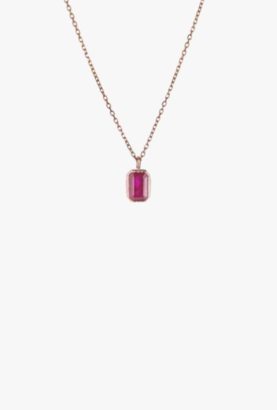  제니 권 디자인스 목걸이/팬던트 제니 권, 에메랄드 컷 루비 위스프 목걸이 디자인 - JENNIE KWON DESIGNS