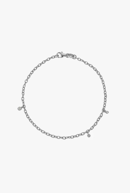  제니 권 디자인스 팔찌 제니 권, 그린 사파이어 다이아몬드 문 드롭 브레이슬릿 디자인 - JENNIE KWON DESIGNS