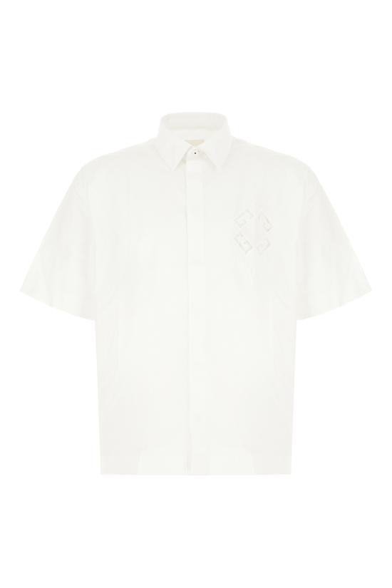 25SS 지방시 반팔 셔츠 BM61541208 100 WHITE