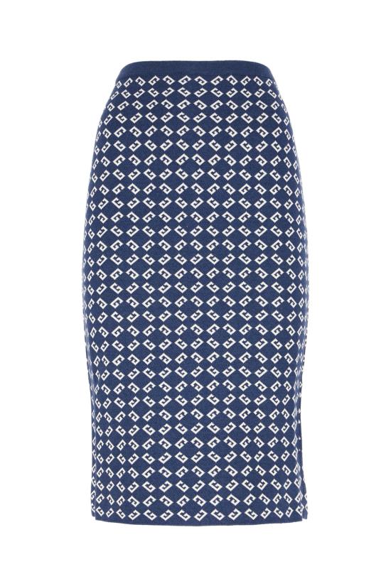 25SS 지방시 숏 스커트 BW40Y64ZQ3 457 DENIM BLUE