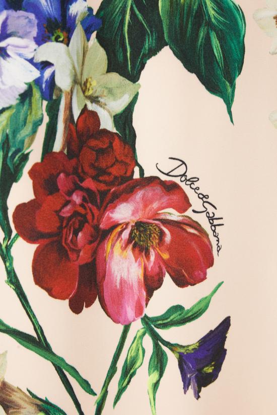 25SS 돌체앤가바나 숏 스커트 F4BCATFSIB5 H25PR BOUQUETFIORIANTICHIFONDONUDE - DOLCE & GABBANA