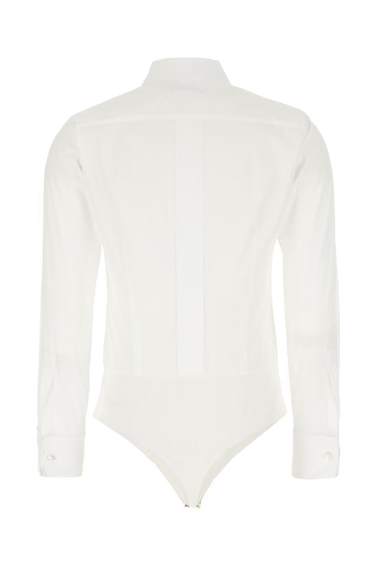 25SS MAX MARA PRIMA LINEA 바디수트 티셔츠 ANGORA123 001 BIANCO OTTICO - MAX MARA