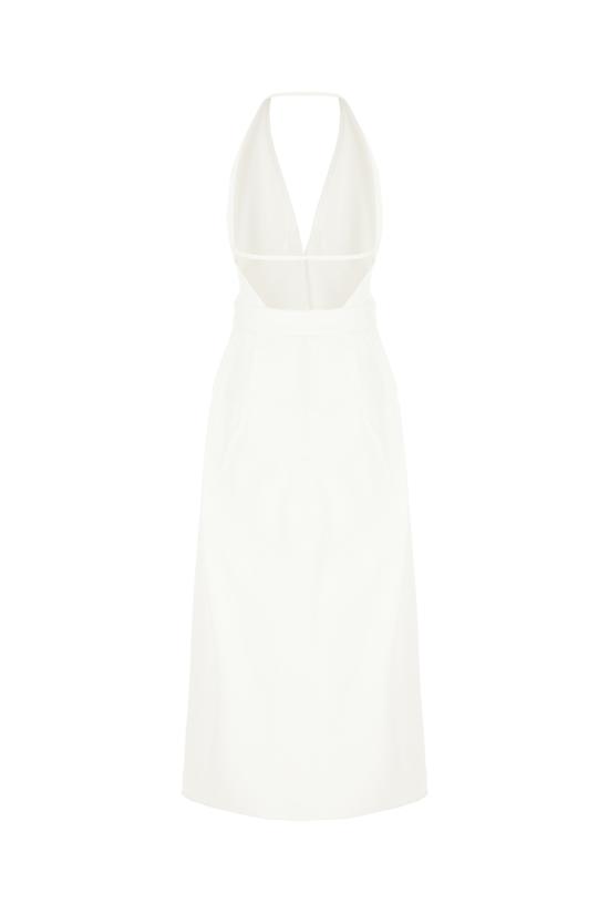 25SS MAX MARA PRIMA LINEA 미디 원피스 ANCONA123 001 BIANCO OTTICO - MAX MARA