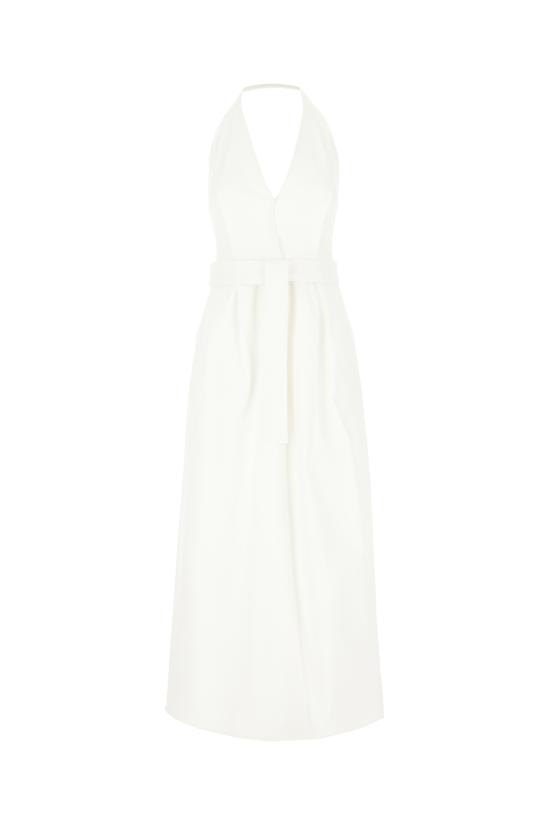 25SS MAX MARA PRIMA LINEA 미디 원피스 ANCONA123 001 BIANCO OTTICO