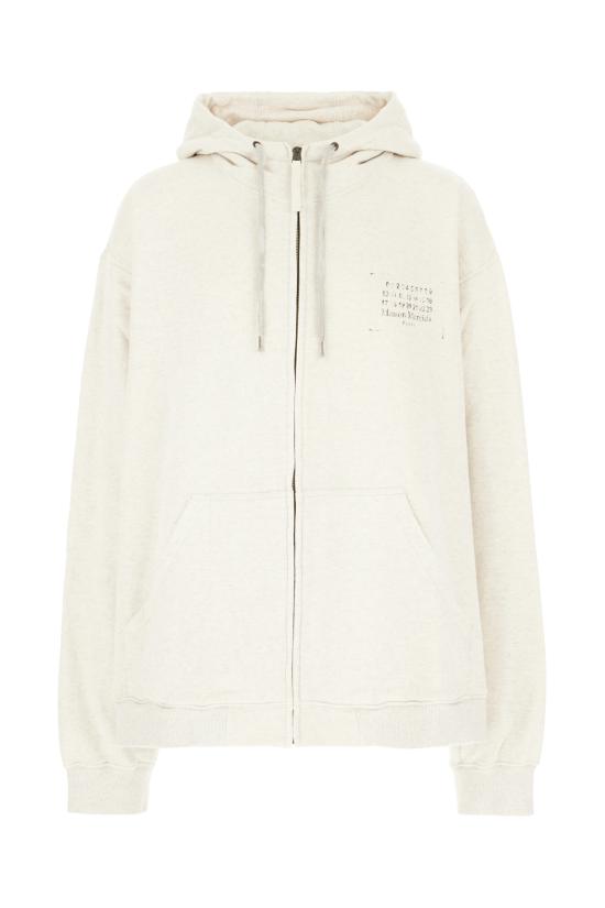 25SS 마르지엘라 후드 티셔츠 S50HG0048S25614 105M ECRU MELANGE