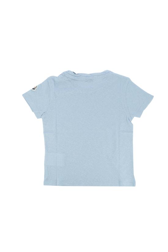 25SS [키즈] 몽클레어 티셔츠 8C0003689AXM 70E Azzurro - MONCLER