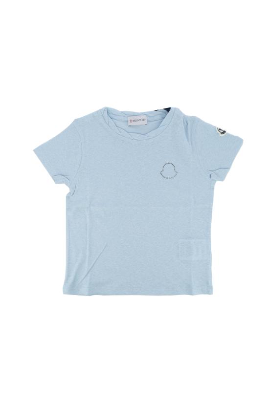 25SS [키즈] 몽클레어 티셔츠 8C0003689AXM 70E Azzurro