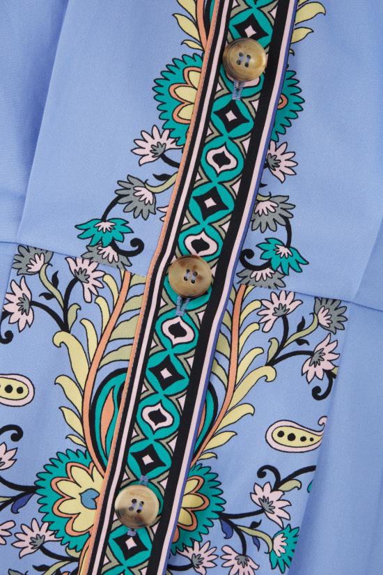 25SS 에트로 미디 원피스 WRHA025899SP5B7 X0885 STAMPA FDO BLU - ETRO