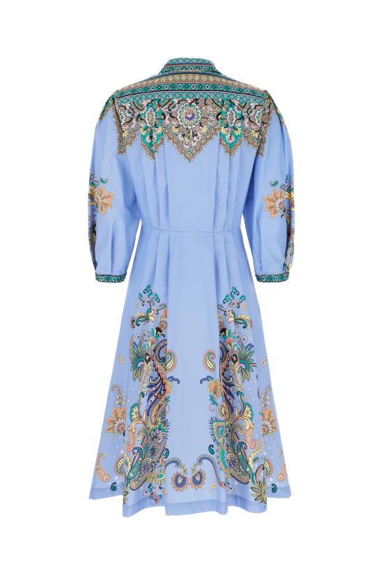 25SS 에트로 미디 원피스 WRHA025899SP5B7 X0885 STAMPA FDO BLU - ETRO