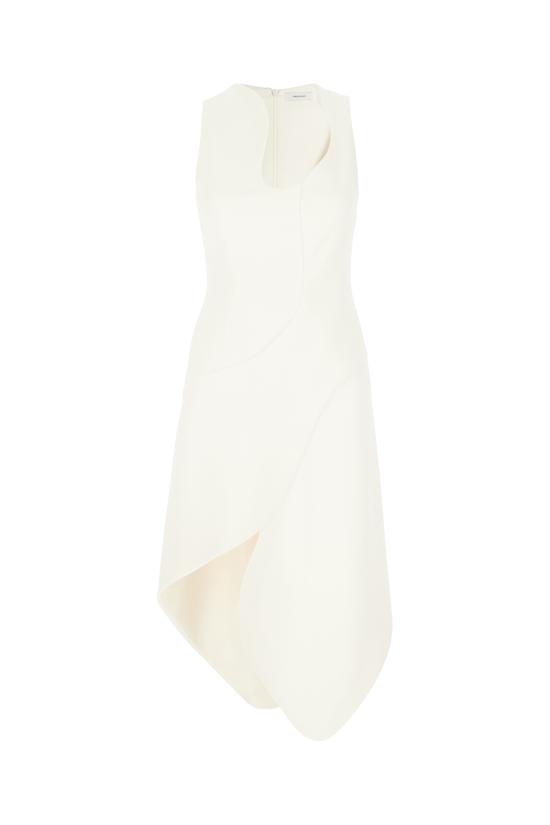 25SS 살바토레 페라가모 미디 원피스 783811 004 MASCARPONE