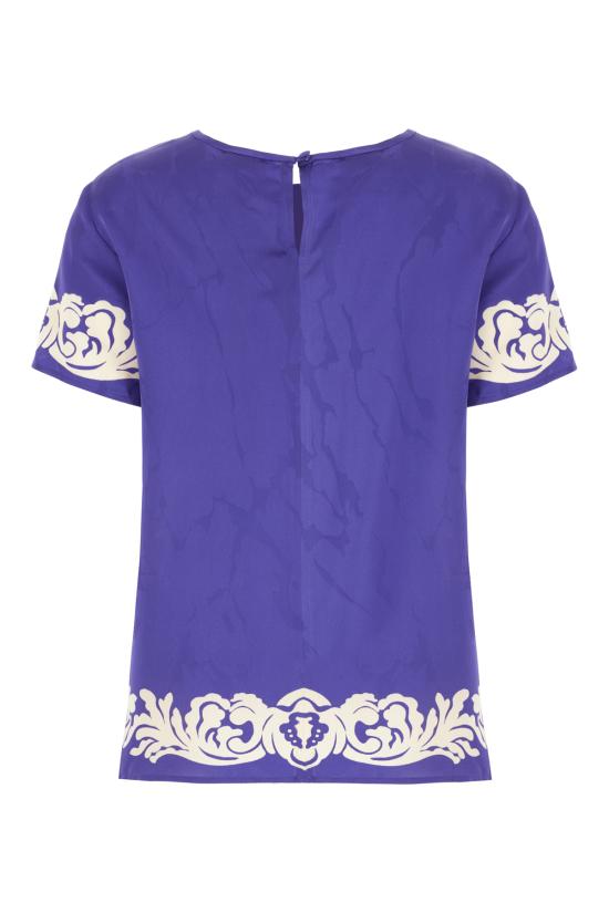 25SS 에트로 반팔 티셔츠 WRJA0025AK894 X0883 STAMPA FONDO BLU - ETRO