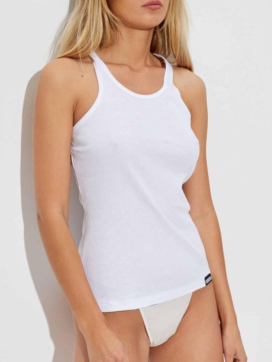  디스퀘어드2 민소매 티셔츠 D8D05580011013 White - DSQUARED2