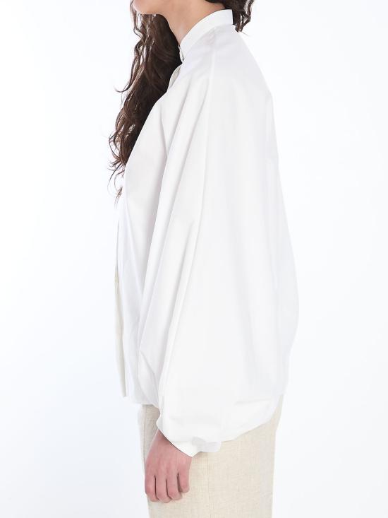 25SS 알라이아 블라우스 AA9C0977T611A BLANC - ALAIA
