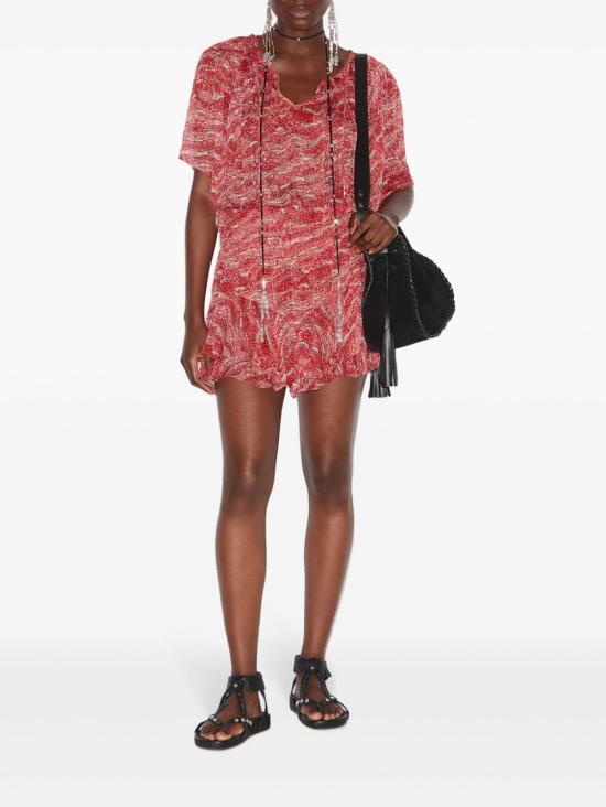 25SS 이자벨마랑에뚜왈 숏팬츠 SH0018FAC1J07E RED - ISABEL MARANT ETOILE