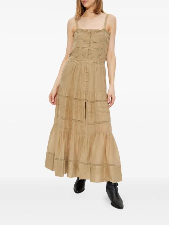 25SS 이자벨마랑에뚜왈 롱 원피스 RO0708FAC1J15E LIGHTKHAKI - ISABEL MARANT ETOILE