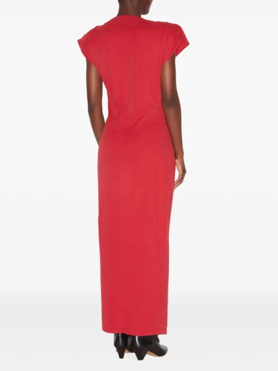 25SS 이자벨마랑 미디 원피스 RO0307FAA1N41I 70RD RED - ISABEL MARANT