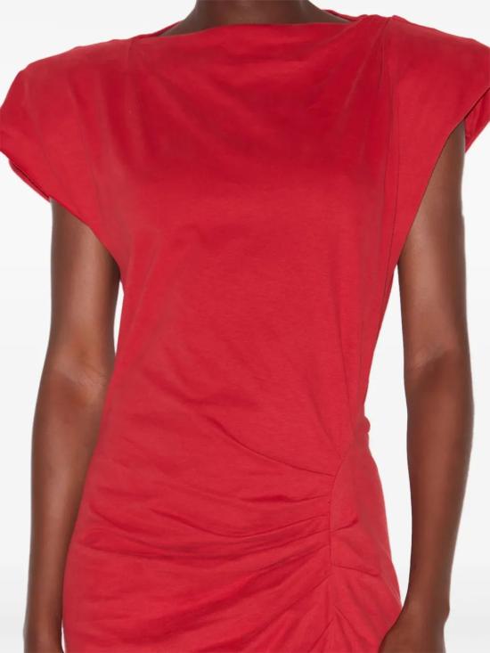 25SS 이자벨마랑 미디 원피스 RO0307FAA1N41I 70RD RED - ISABEL MARANT