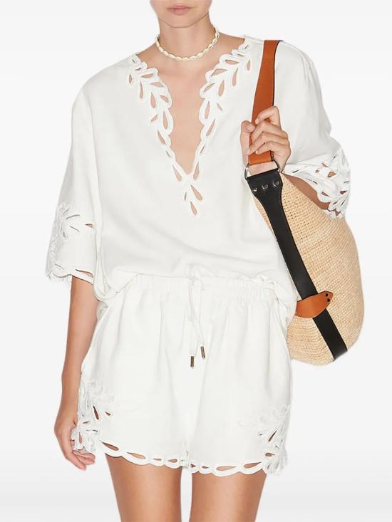 25SS 이자벨마랑에뚜왈 숏팬츠 SH0187FAC1J12E WHITE - ISABEL MARANT ETOILE