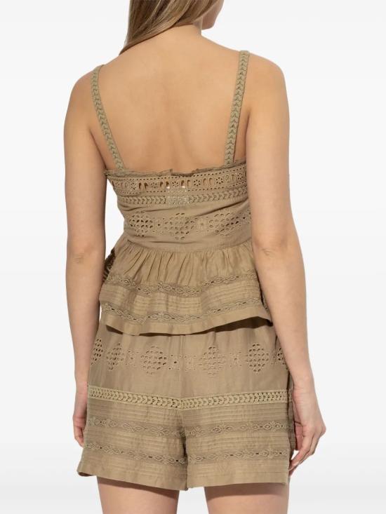 25SS 이자벨마랑에뚜왈 민소매 티셔츠 HT0542FAC1J15E LIGHTKHAKI - ISABEL MARANT ETOILE