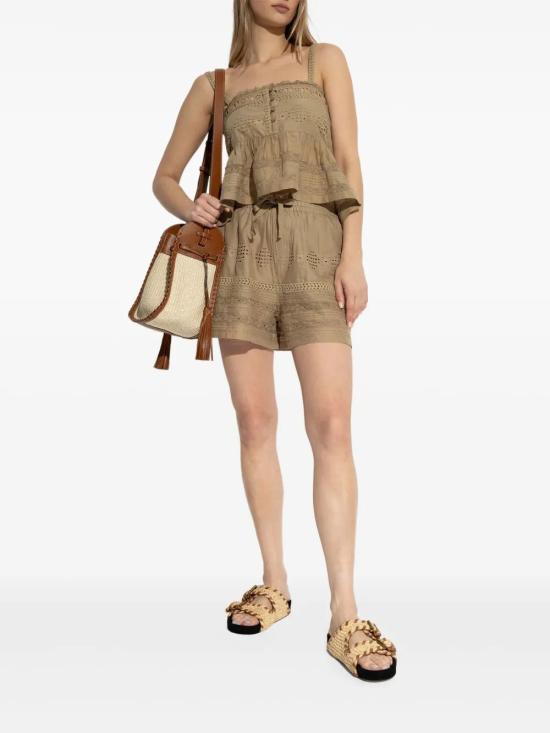 25SS 이자벨마랑에뚜왈 민소매 티셔츠 HT0542FAC1J15E LIGHTKHAKI - ISABEL MARANT ETOILE