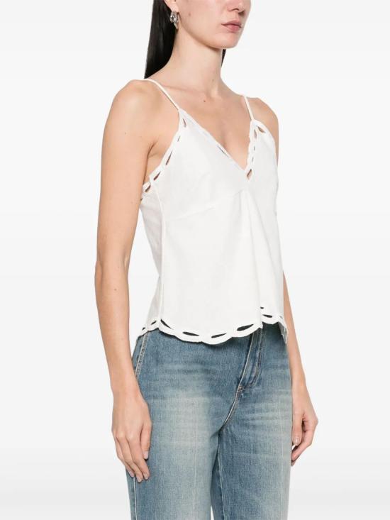 25SS 이자벨마랑에뚜왈 민소매 티셔츠 HT0537FAC1J12E WHITE - ISABEL MARANT ETOILE