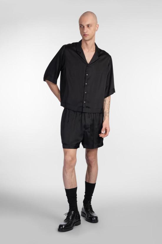 25SS 사피오 반팔 셔츠 413825 PE25UN380701 Black - SAPIO