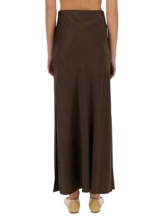 25SS 브루넬로 쿠치넬리 롱 스커트 M0H38G3396C2925 BROWN - BRUNELLO CUCINELLI