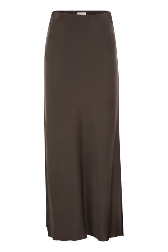 25SS 브루넬로 쿠치넬리 롱 스커트 M0H38G3396C2925 BROWN