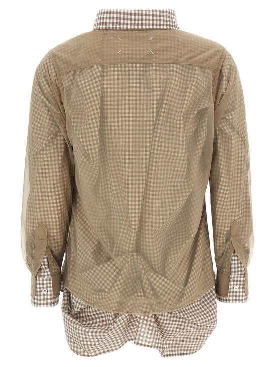  마르지엘라 블라우스 S51DT0016MTJ024114 BROWN - MAISON MARGIELA