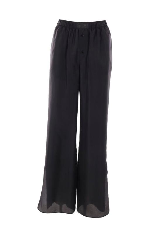 25SS MM6 메종마르지엘라 스트레이트 팬츠 S52KA0529M35244 900 Black