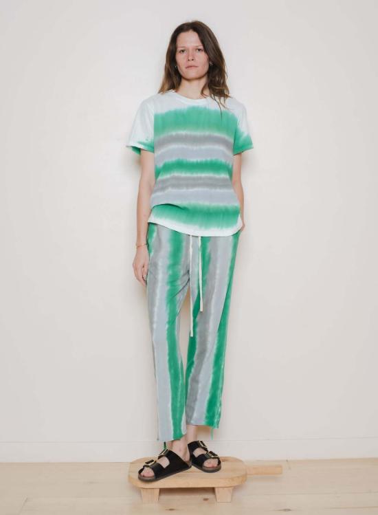  라쿠엘 알레그라 트레이닝/조거 팬츠 라켈 알레그라 클라이드  그린 스트라이프 - RAQUEL ALLEGRA