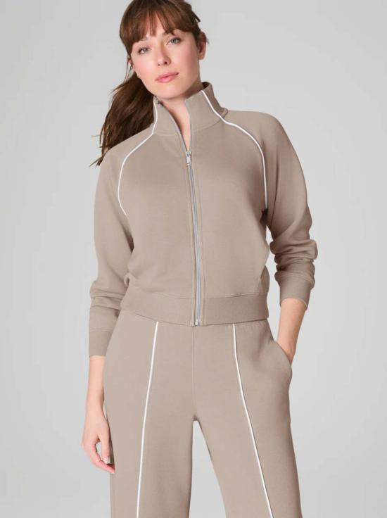  Spanx 자켓 스팬스 에어픽 트랙 재킷 애쉬우드