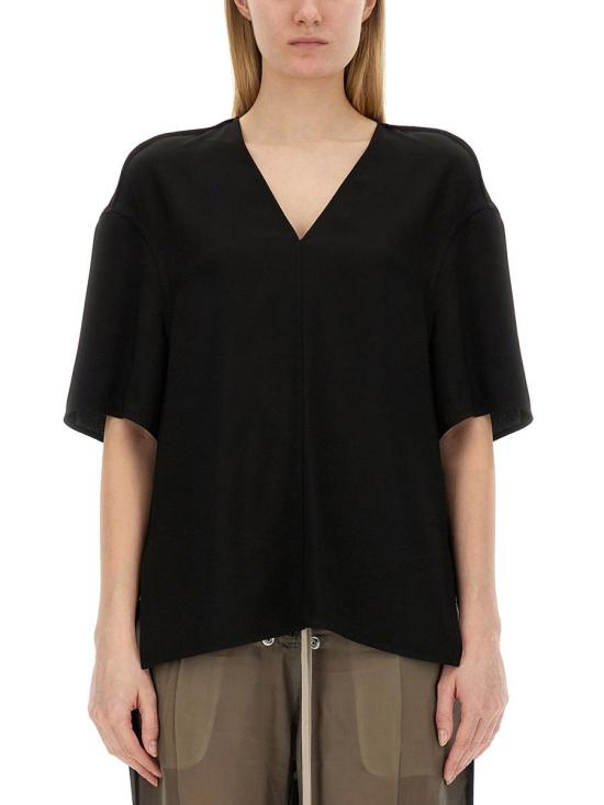  릭 오웬스 반팔 티셔츠 RP01D2236 Y09 Black