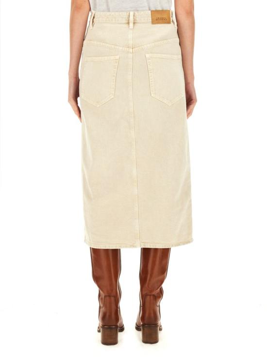  이자벨마랑에뚜왈 미디 스커트 JU0073FB B1H02E23EC POWDER - ISABEL MARANT ETOILE