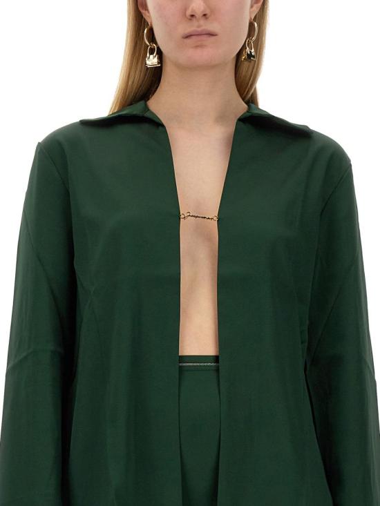  자크뮈스 블라우스 213SH103 1000590 GREEN - JACQUEMUS