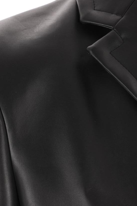 24FW 꼼데가르송 가죽 자켓 GNJ021W241BLACK Black - COMME DES GARCONS